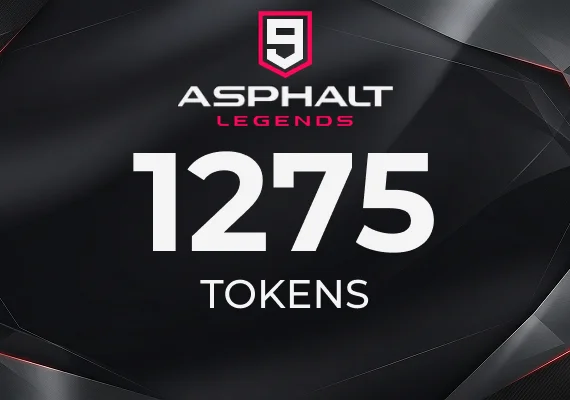 Asphalt 9: Legends - 1275 Tokens Direct Top-Up - GLOBAL